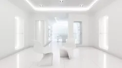Sci-fi white interior 01 3D model
