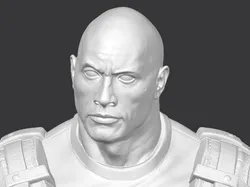 Sculptures & Artworks STL indir - Hobbs From Fast and Furious - Dragothica1981
