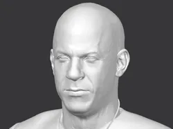 Sculptures & Artworks STL تنزيل - Dom from Fast and Furious scale 1:8 + Dom with Weapon - Dragothica1981