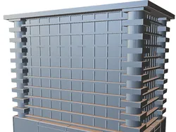 Sculptures & Artworks STL تنزيل - Modern Multi-Story Commercial Building - MeAmelia