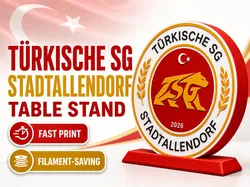 Soporte de mesa Türkische SG Stadtallendorf - Modelo de impresión 3D gratuito