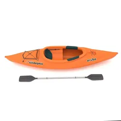 Sport Boat With Paddle 3D model