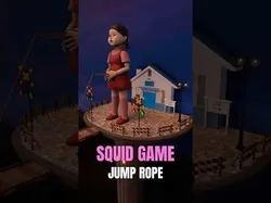 Squid Game Jump Rope Map 3D model