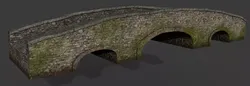 Stone Bridge  - PBR Low-poly 3D model