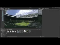 Tennis Stadium - Wimbledon Low-poly 3D model