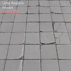 Ultra realistic Tiles Floor Scan 3D model