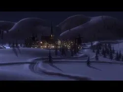 Winterville set Low-poly 3D model