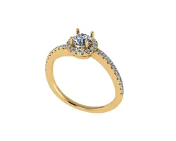 Women diamond engagement ring 3d render 3D Print Model in Rings 543176