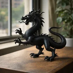 3D printer bestanden | 3MF | Shadowcoil Dragon Model