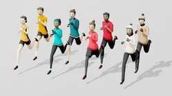 AllBlazing runner character set