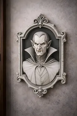 Dracula Relief Sculpture