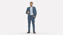 Man in casual suit 0307