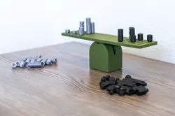 Pegboard Stacking Balance Game