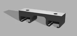 PlayStation Controller Holder – Under-Shelf Mount (2 Screws, Joystick Grip)