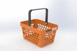 Shopping Basket with Screw Assembly – Practical, Sturdy, and Stackable