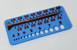 Wood Screws Measure & Sort metric (Mesure de vis aglo/bois)