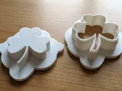 3D printer bestanden | 3MF | 9-in-1 Clover Cookie Cutter and Cake Pop Mold Set