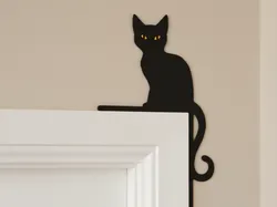 3D printer bestanden | 3MF | Cat Peeking from the Door Corner