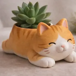 Creality Cloud | Cute Kitty Planter | ملفات الطابعة ثلاثية الأبعاد