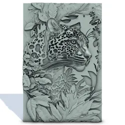Floral Leopard