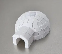 Igloo 3D Puzzle - Winter Decor and Stackable Balancing Fun