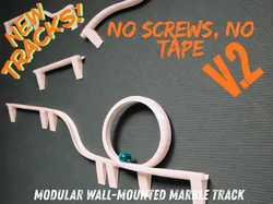 Modular Marble Track (Wall Edition)