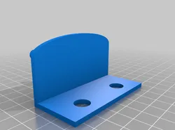 Pegboard screwdriver holder (25mm hole pitch)