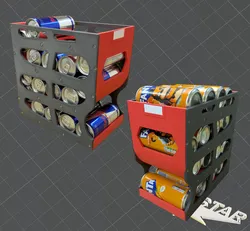 330ml Can storage dispenser "First in - First out" / Getränkedosenlager