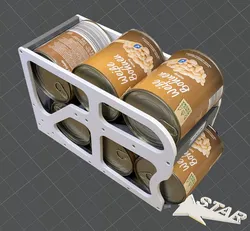 850ml Can storage dispenser "First in - First out" / Lebensmitteldosenlager