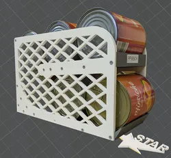 850ml Can storage dispenser "First in - First out" / Lebensmitteldosenlager