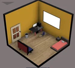 Aesthetic room model
