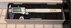 Caliper foam gridfinity holder