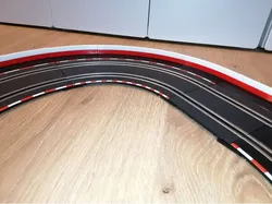 Carrera go!! track safety zone straight 114mm / Sicherheitszone mit Bande Gerade 114mm