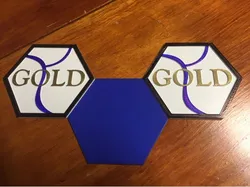Catan Sea and Gold Tiles
