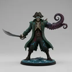 Creality Cloud | Kraken Bound Skeleton Pirate | ملفات الطابعة ثلاثية الأبعاد