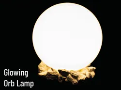 Glowing Orb Lamp