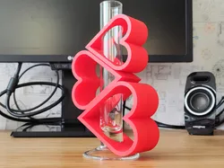 Heart Vase Decor - Home Decor Decoration - Valentine day
