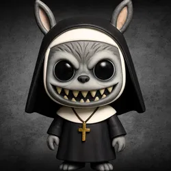 LABUBU with The Nun - NUNBUBU!