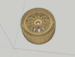 Mag Wheel 22mm for car kit model