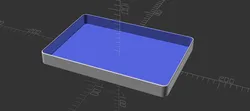 Parametric Rounded Tray with Chamfers & Filleted Interior (OpenSCAD)