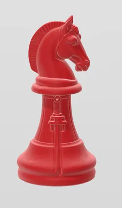 Piezas de Ajedrez Inspiradas en una Galaxia Muy Lejana – Set Completo para Impresión 3D(Caballo)