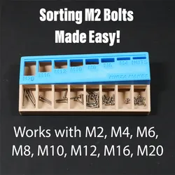 Quick M2 Bolt Sorter - Organizing Your M2 Bolts Made Easy