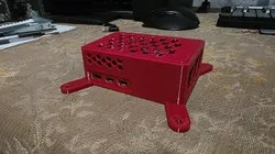 Raspberry Pi 5 with PoE M.2 HAT+ case VESA Standard 100mm
