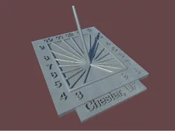 Square Sunclock - Northern Hemisphere - Fixed Customizer