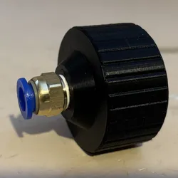 1½" UNC female to ¼" PT JIS or BSPT female adaptor