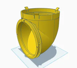 90° adapter for air conditioners