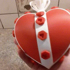 ANNOYING TORTURE HEART GIFT BOX WITH 19 BOLTS