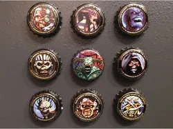 Bottle-Cap/Kronkorken 8x3mm Neodym Magnet Inlay