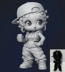 Chibi Urban Betty Boop