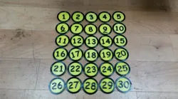 Coins from 1 to 30